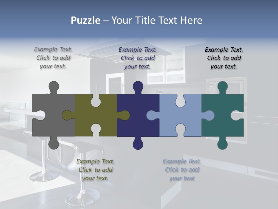 Kitchen Lifestyle Interior PowerPoint Template