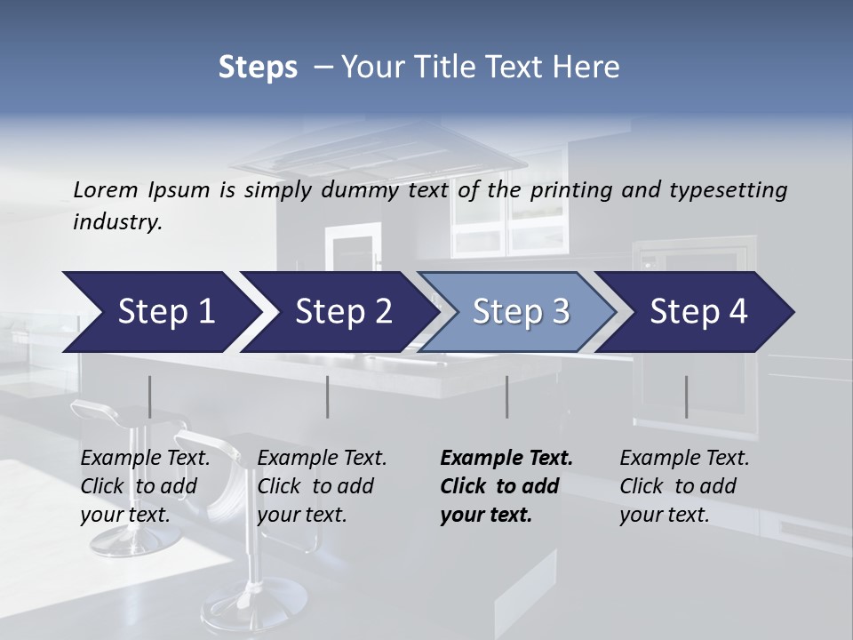 Kitchen Lifestyle Interior PowerPoint Template