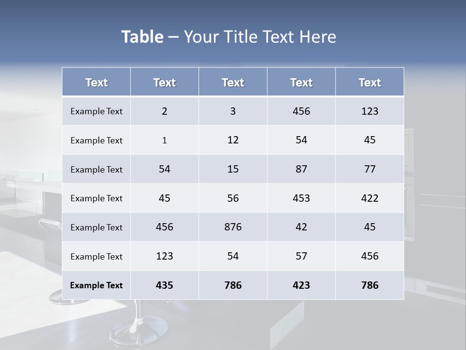 Kitchen Lifestyle Interior PowerPoint Template