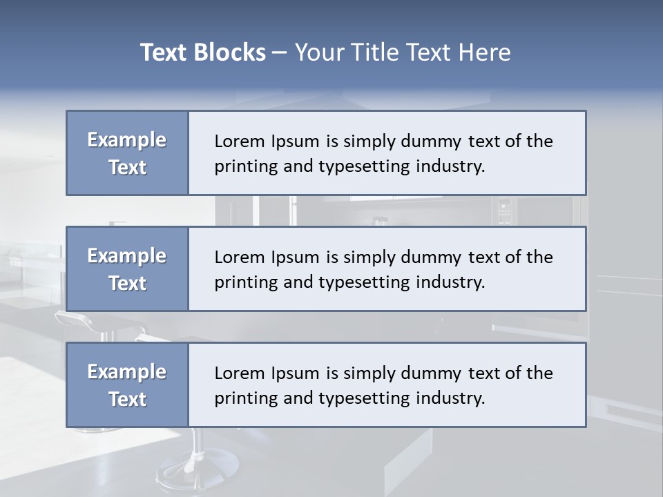Kitchen Lifestyle Interior PowerPoint Template