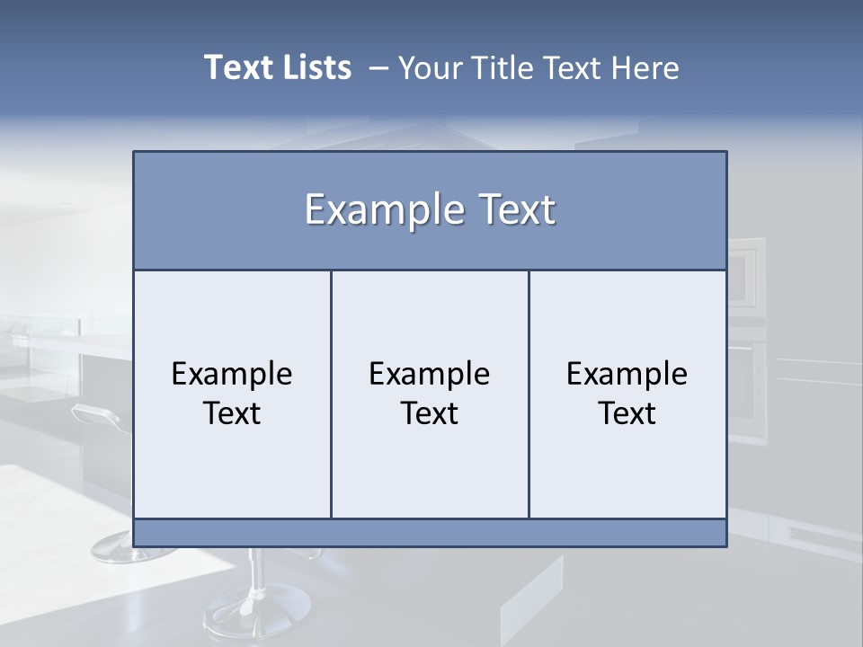 Kitchen Lifestyle Interior PowerPoint Template
