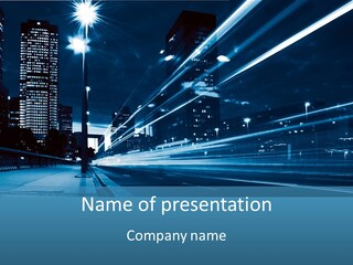 Motion Mobility Street PowerPoint Template