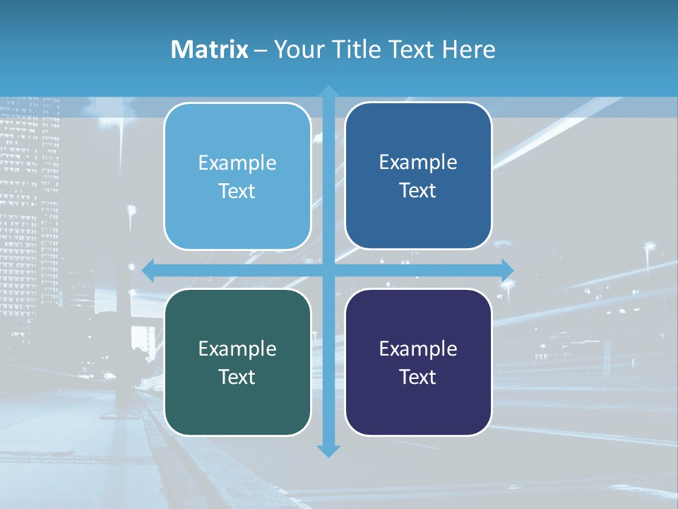 Motion Mobility Street PowerPoint Template