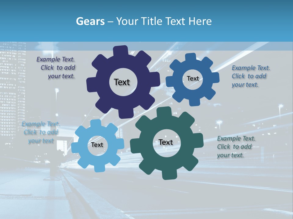 Motion Mobility Street PowerPoint Template