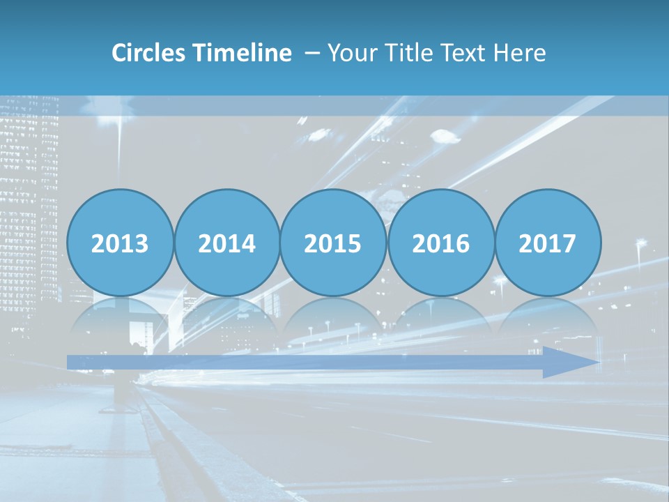 Motion Mobility Street PowerPoint Template