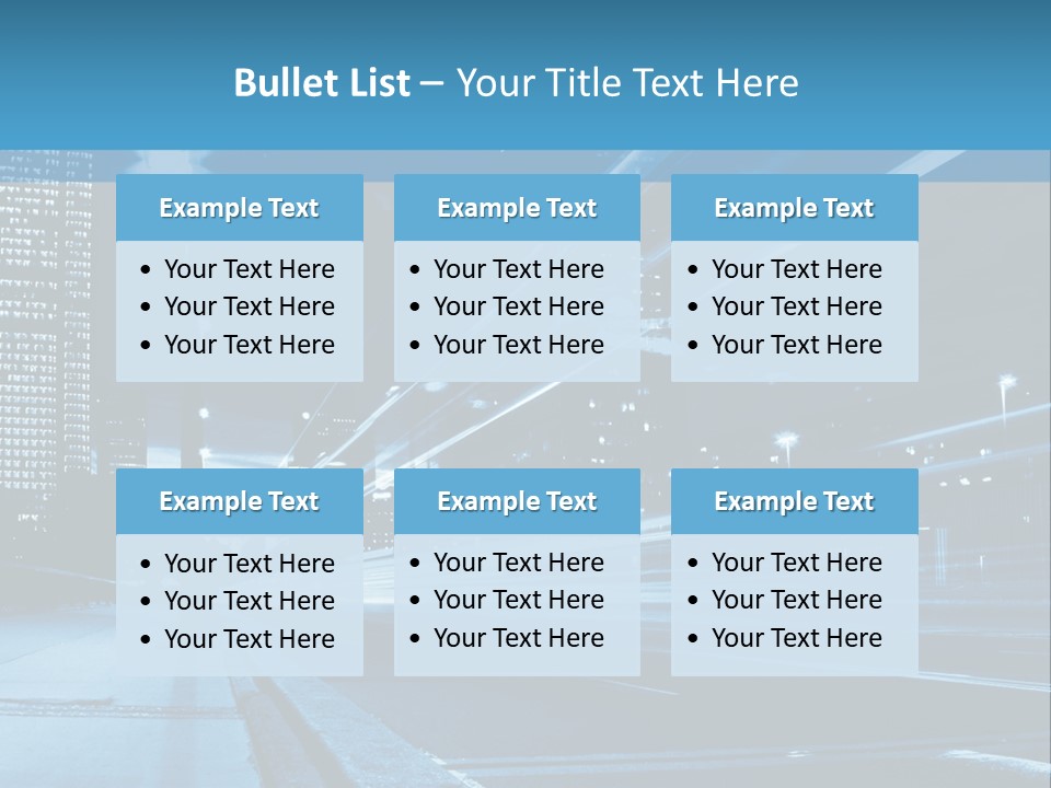 Motion Mobility Street PowerPoint Template