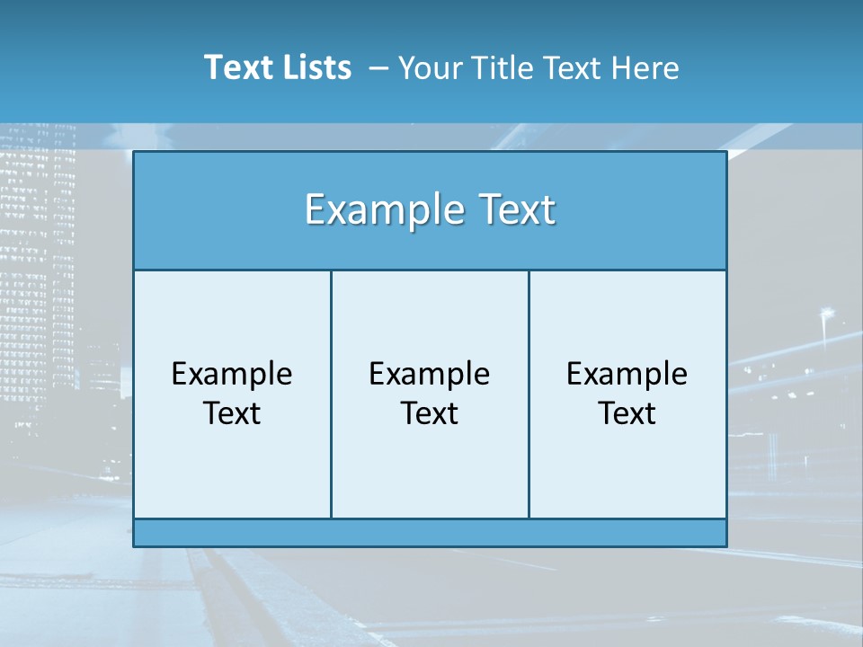 Motion Mobility Street PowerPoint Template