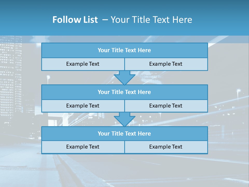 Motion Mobility Street PowerPoint Template