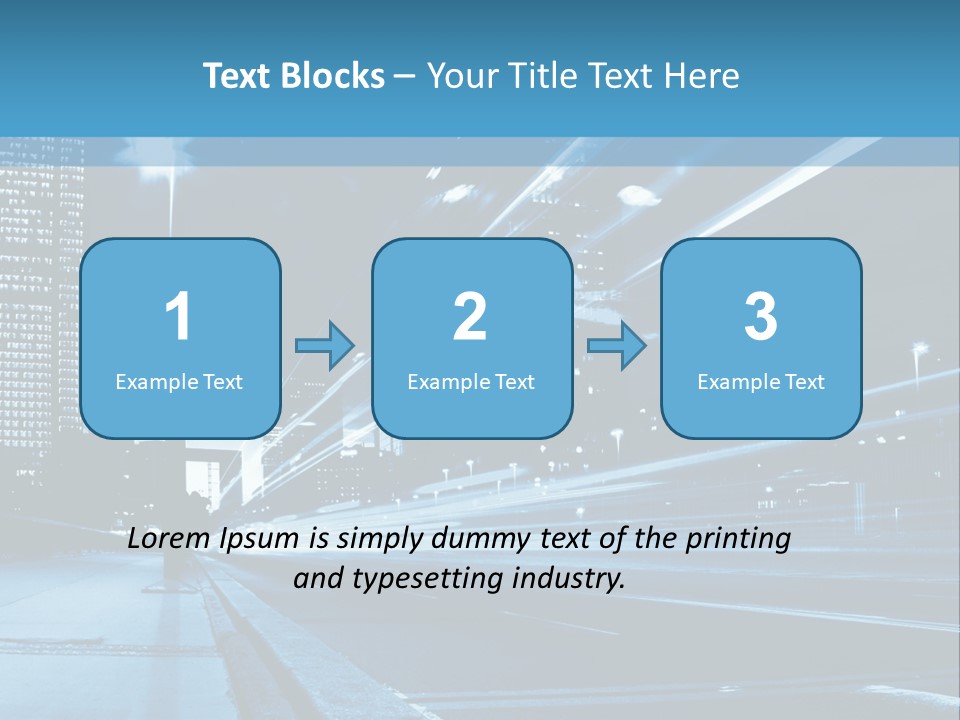Motion Mobility Street PowerPoint Template