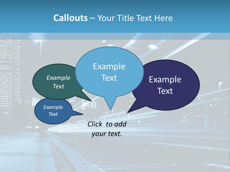 Motion Mobility Street PowerPoint Template