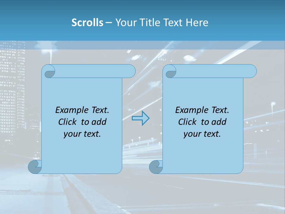 Motion Mobility Street PowerPoint Template