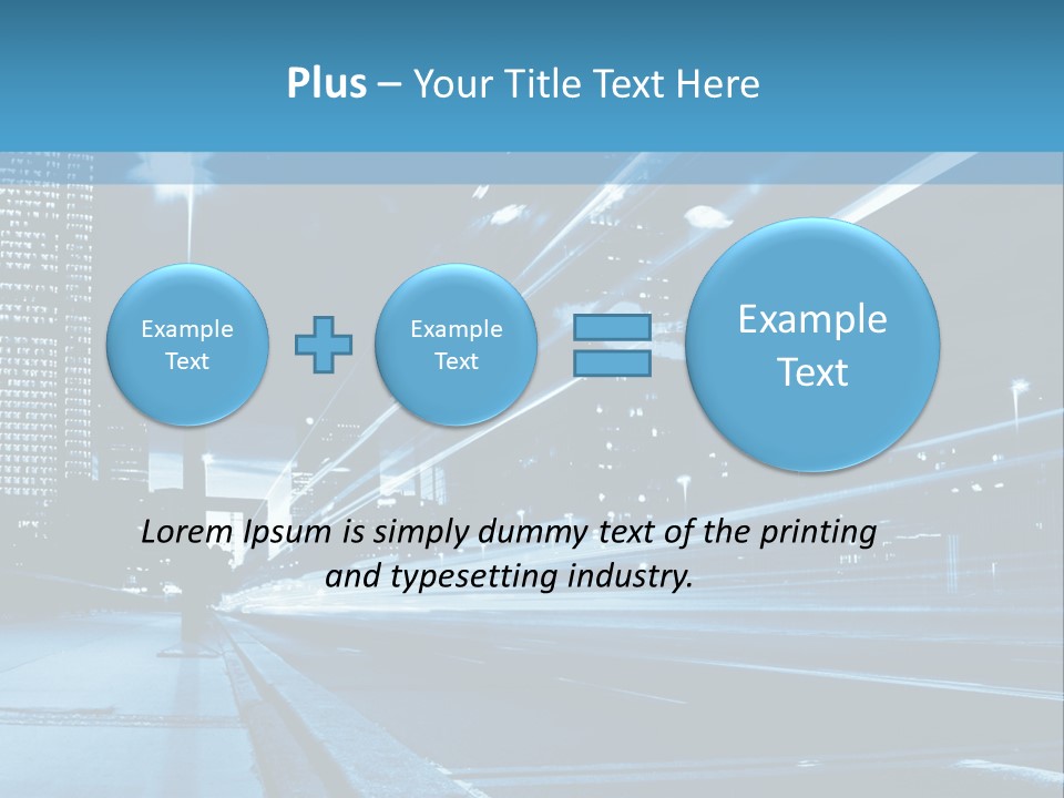 Motion Mobility Street PowerPoint Template