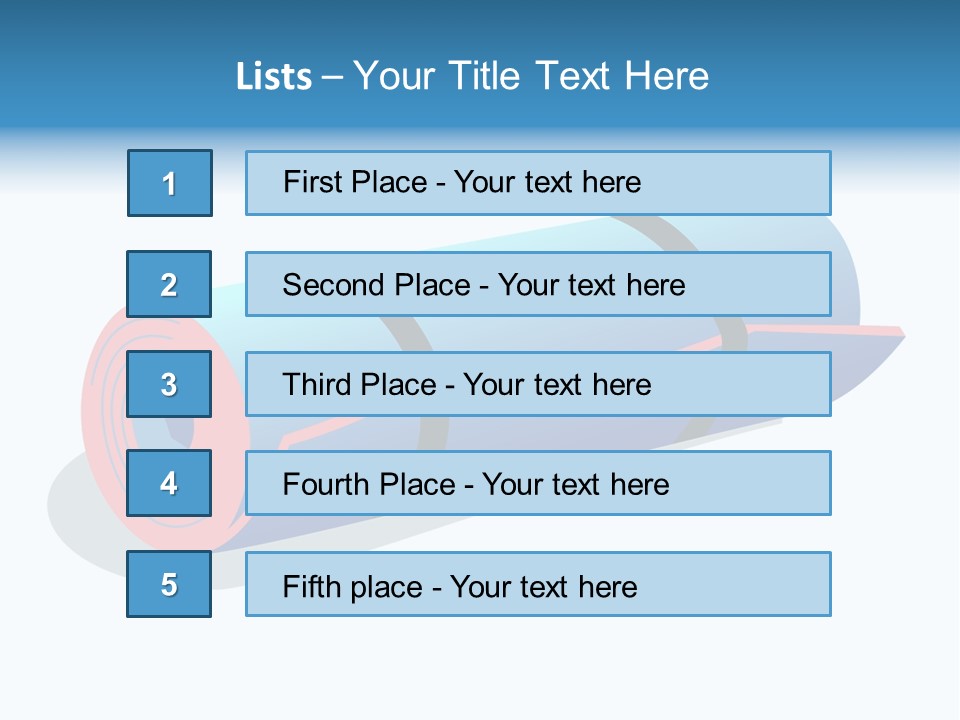 Lily Beautiful Ocean PowerPoint Template