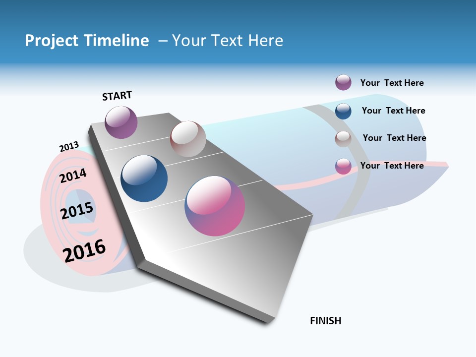 Lily Beautiful Ocean PowerPoint Template