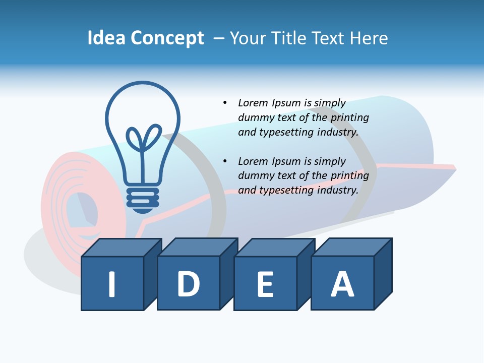 Lily Beautiful Ocean PowerPoint Template