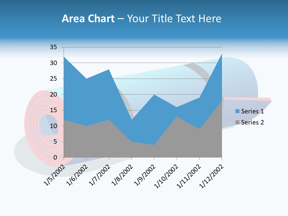 Lily Beautiful Ocean PowerPoint Template