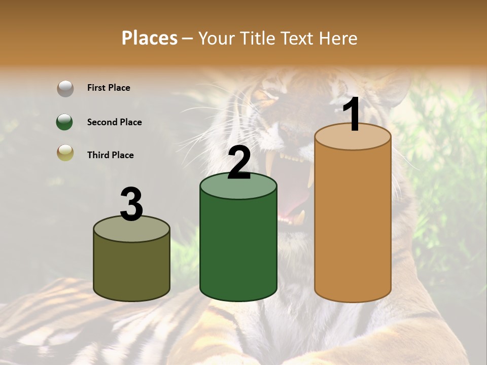 Morning African Mountain PowerPoint Template