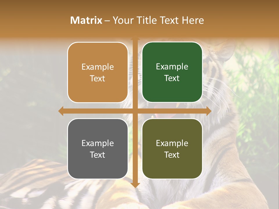 Morning African Mountain PowerPoint Template