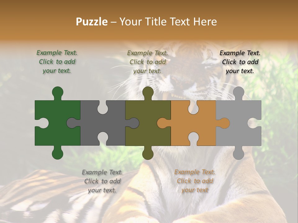 Morning African Mountain PowerPoint Template