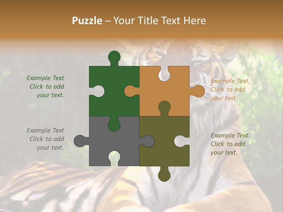 Morning African Mountain PowerPoint Template