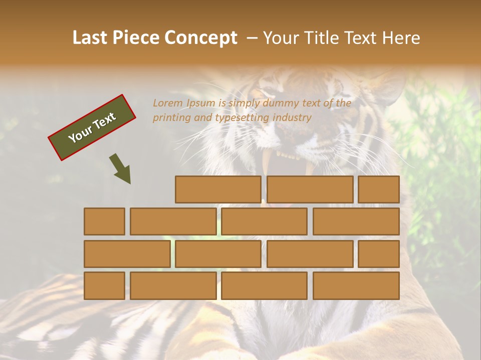 Morning African Mountain PowerPoint Template