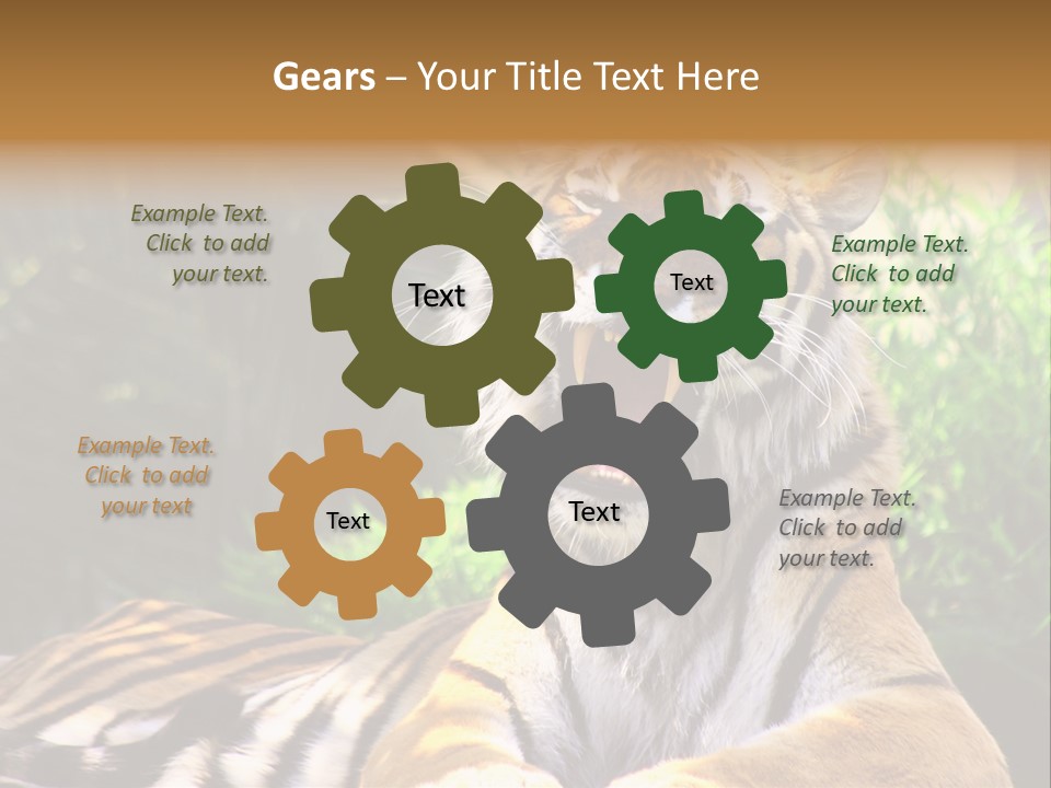 Morning African Mountain PowerPoint Template