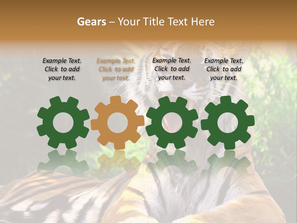 Morning African Mountain PowerPoint Template