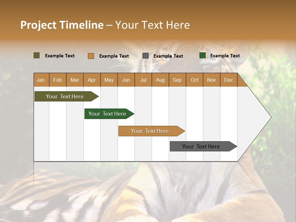 Morning African Mountain PowerPoint Template