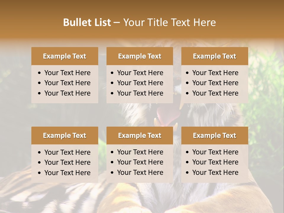 Morning African Mountain PowerPoint Template