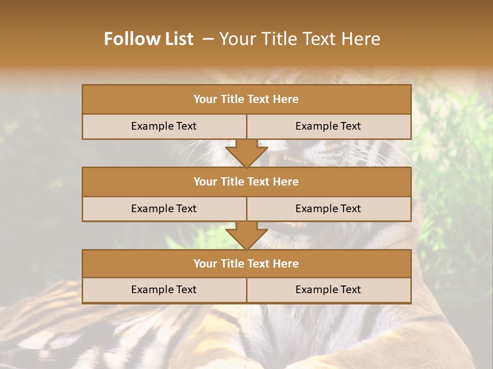 Morning African Mountain PowerPoint Template