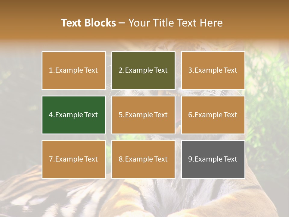 Morning African Mountain PowerPoint Template