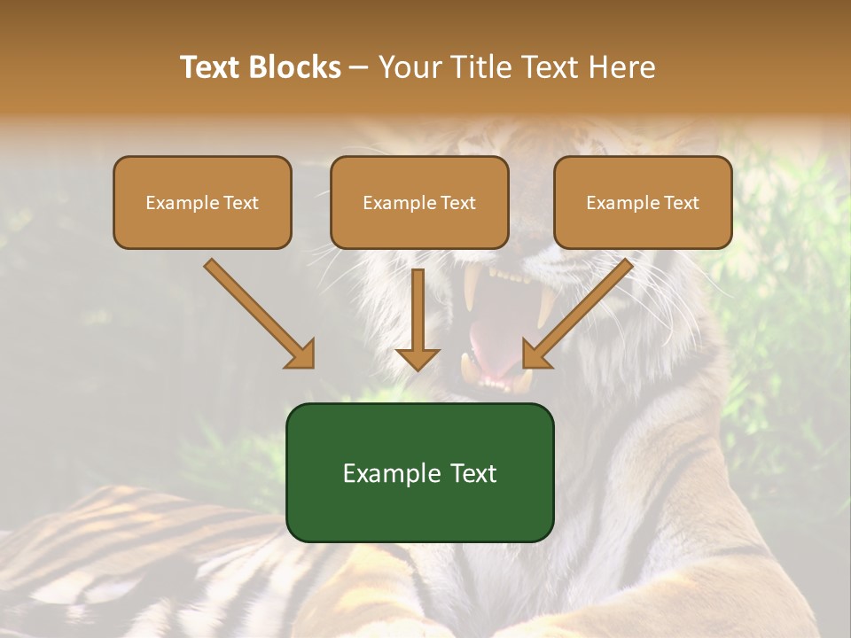 Morning African Mountain PowerPoint Template