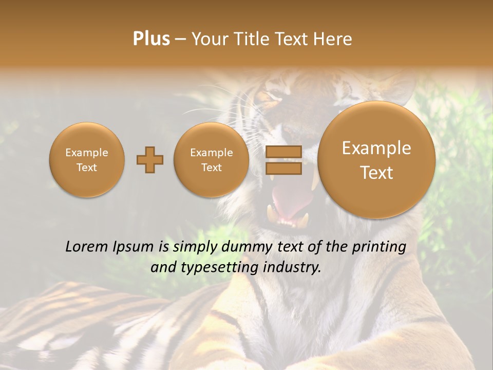 Morning African Mountain PowerPoint Template