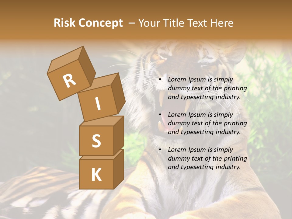 Morning African Mountain PowerPoint Template