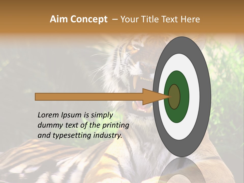 Morning African Mountain PowerPoint Template