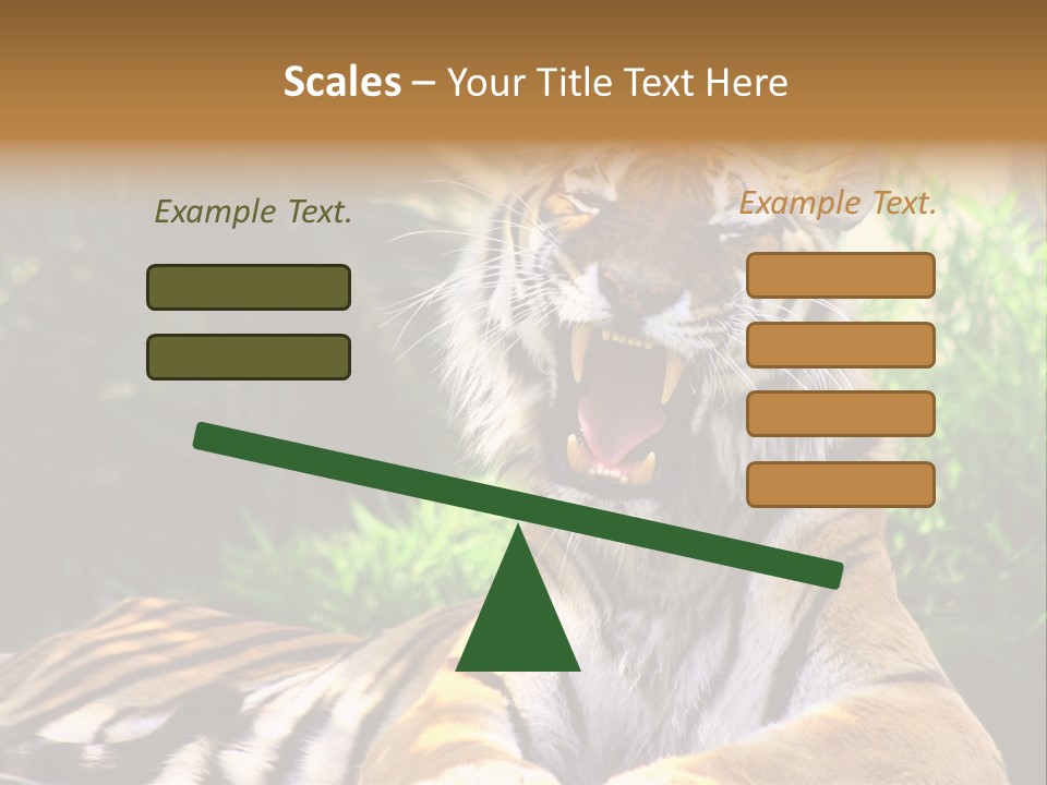 Morning African Mountain PowerPoint Template