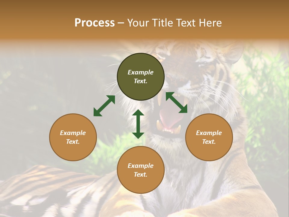 Morning African Mountain PowerPoint Template