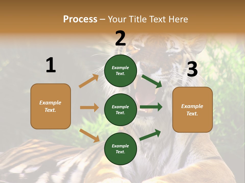 Morning African Mountain PowerPoint Template