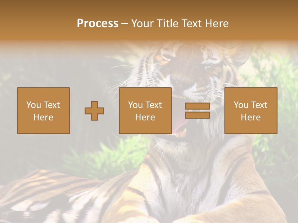 Morning African Mountain PowerPoint Template