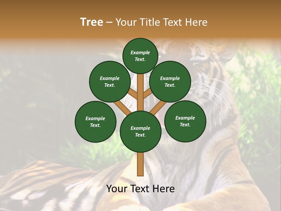 Morning African Mountain PowerPoint Template