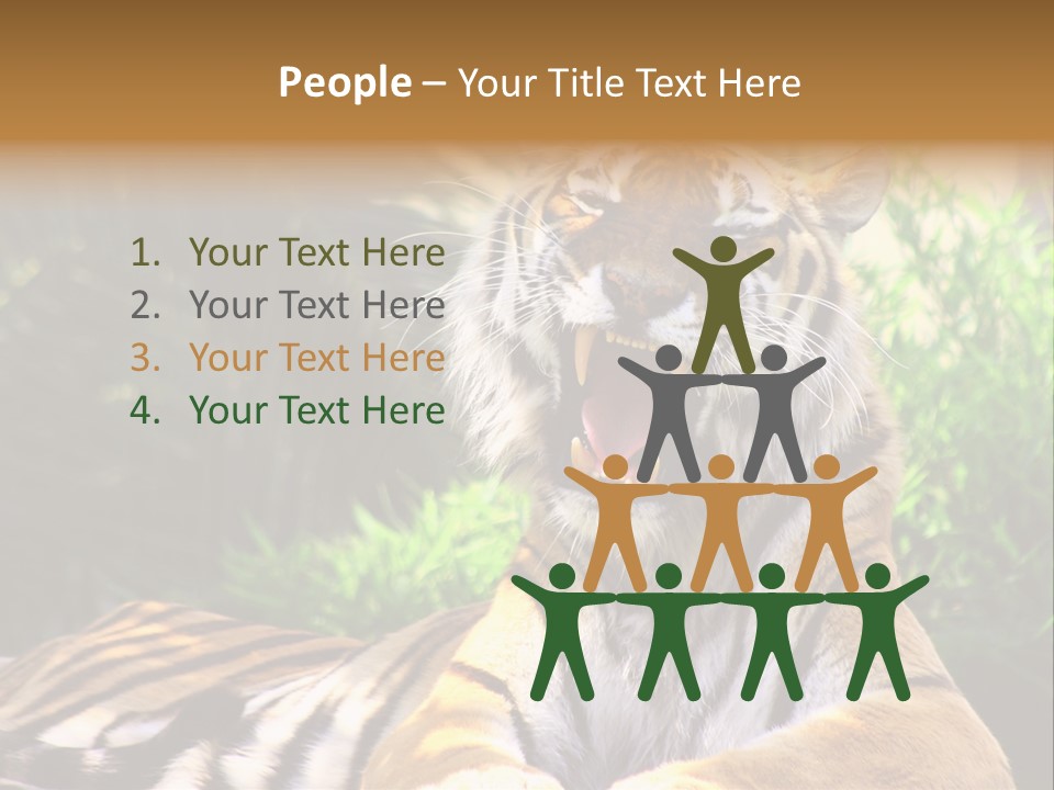 Morning African Mountain PowerPoint Template