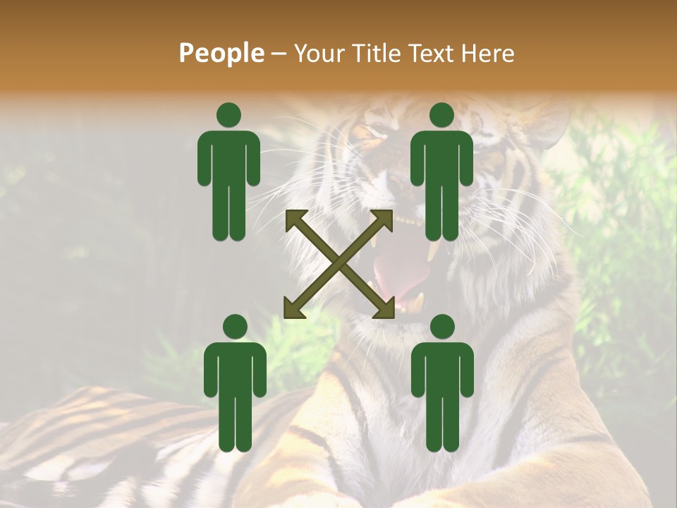 Morning African Mountain PowerPoint Template