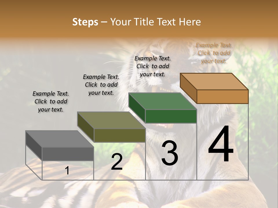 Morning African Mountain PowerPoint Template