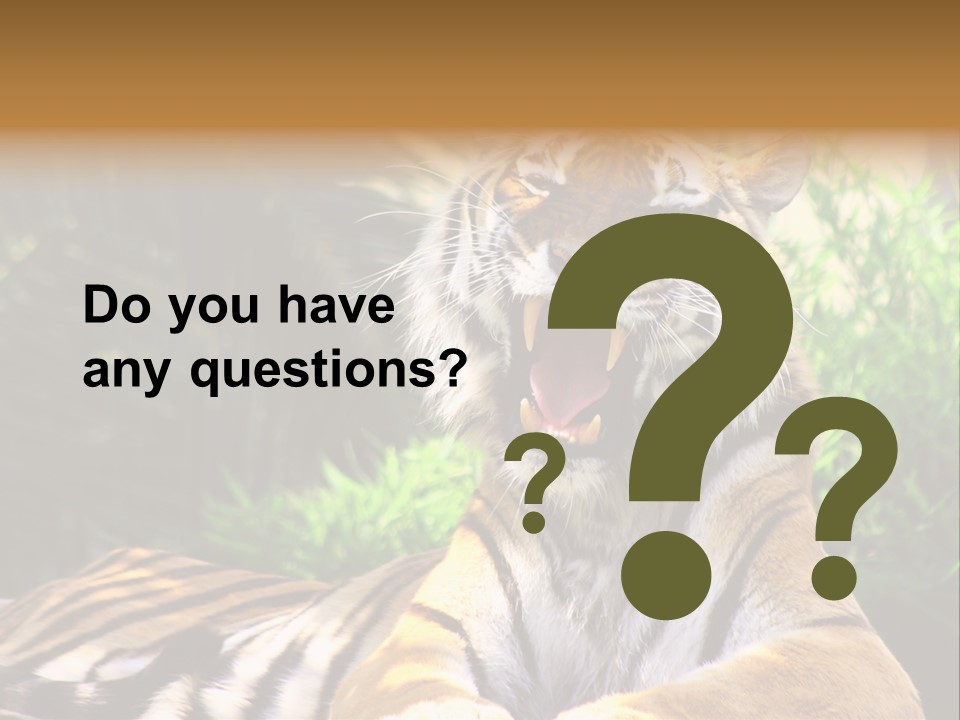 Morning African Mountain PowerPoint Template