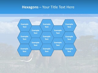 Morning African Mountain PowerPoint Template