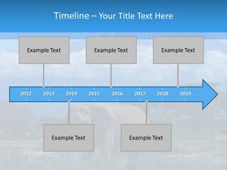 Morning African Mountain PowerPoint Template
