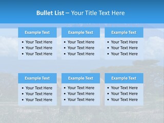Morning African Mountain PowerPoint Template