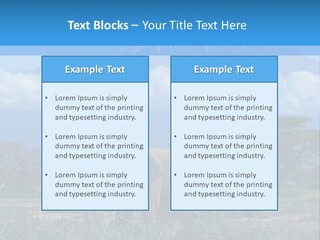 Morning African Mountain PowerPoint Template