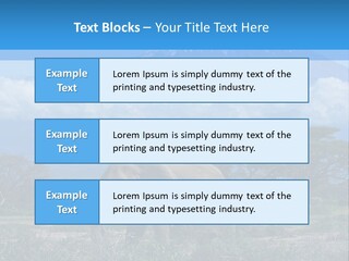 Morning African Mountain PowerPoint Template