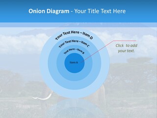 Morning African Mountain PowerPoint Template